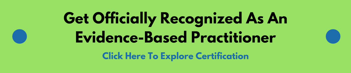 evidence based practitioner certification